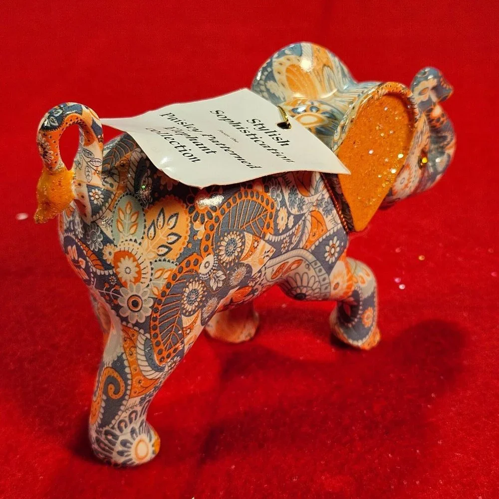 Stylish Sophistication of the Paisley‎ Patterned Elephant Collection by Hamilton